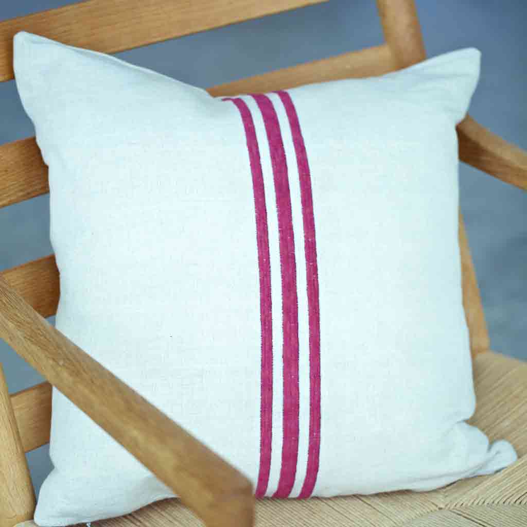 Blue and White Pillow - The French Linden