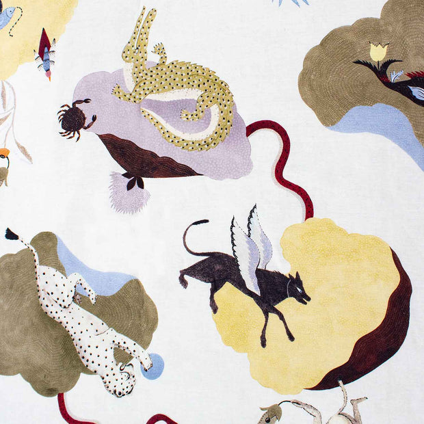 Polkra x Anna Glover Mirabilia Collection 100% linen artist designed luxury tablecloth