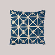 Hawthorn Cotton Dhurrie Large Floor Cushion Cover - Blue