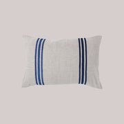 Linden Cushion Cover - Blue Double Stripe