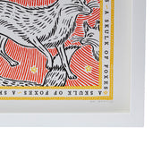 Signed Collective Noun Print - A Skulk of Foxes - POLKRA