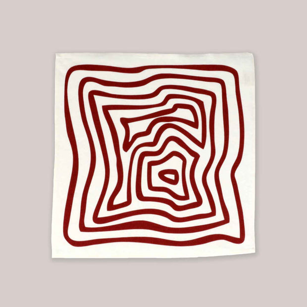 Polkra x Jess Wheeler Wiggle Collection Linen Napkins - Set of 6